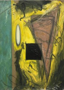 Painting, Minoru, 1986, oil on linen, 30" high x 22" wide